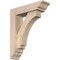 Ekena Millwork Imperial Traditional Smooth Bracket w/ Offset Brace, Douglas Fir, 5 1/2"W x 20"D x 24"H BKT0604X20X24IMP01SDF - alternate 1